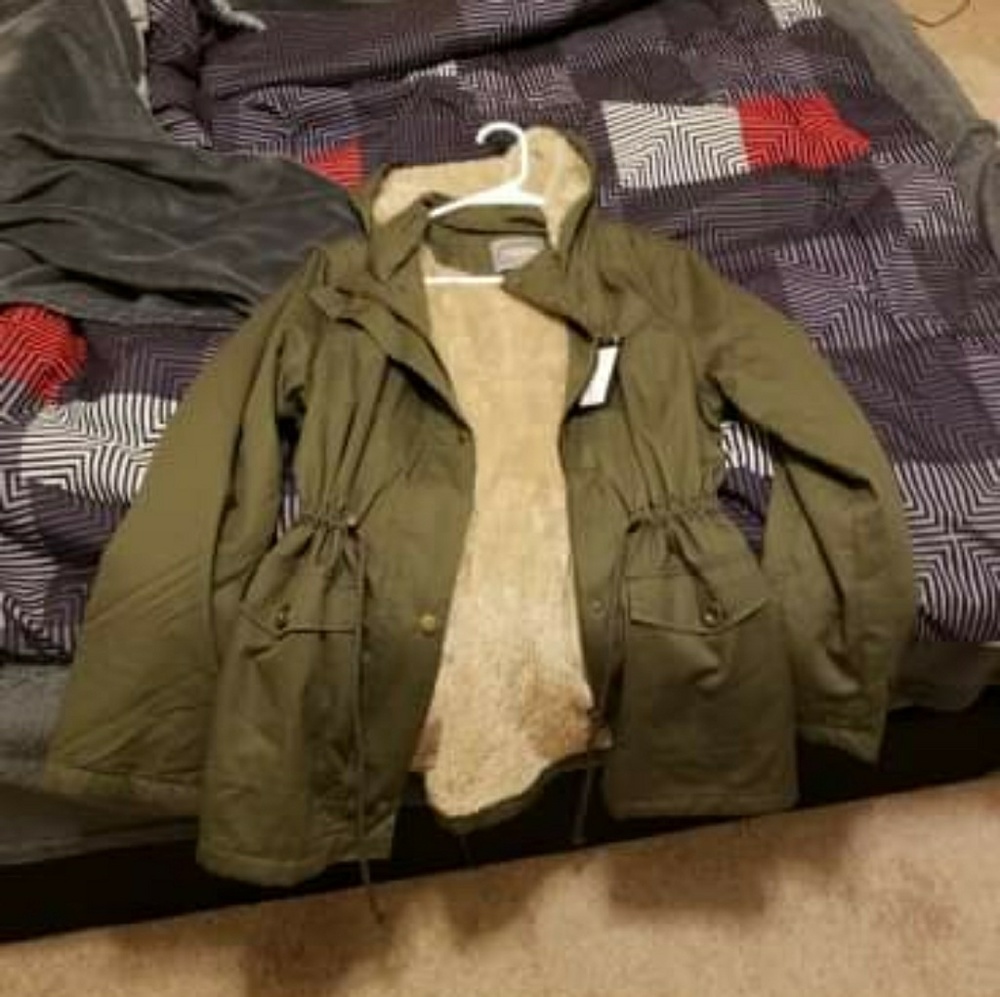 Olive colored jacket